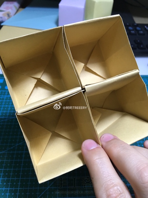 折纸拉手抽屉收纳柜 第59步