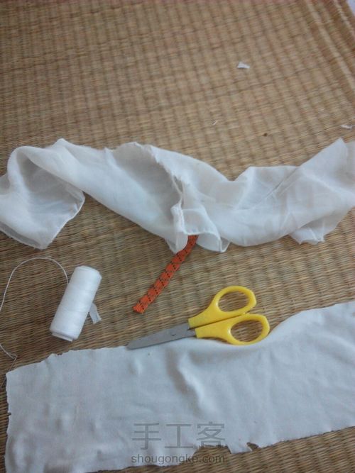娃娃下裙 第1步