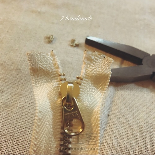 旧物大改造,变身草编包~ 第10步