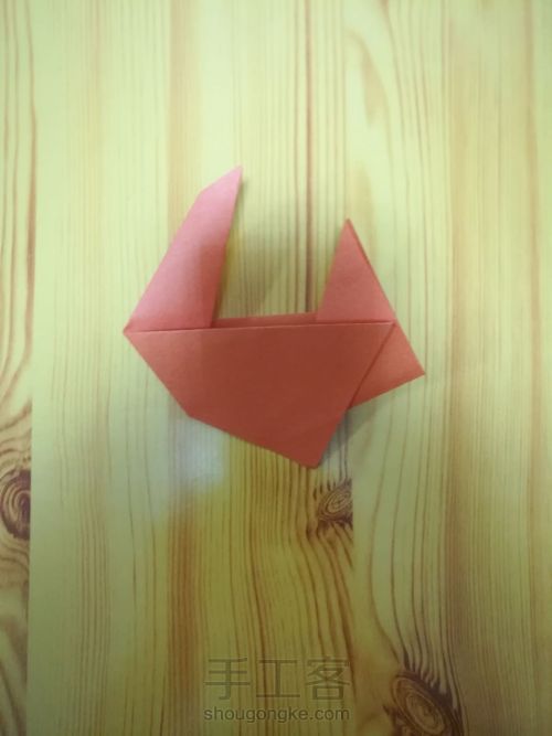 折纸母鸡 第5步