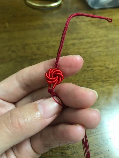 红手绳2曼陀罗结 第4步