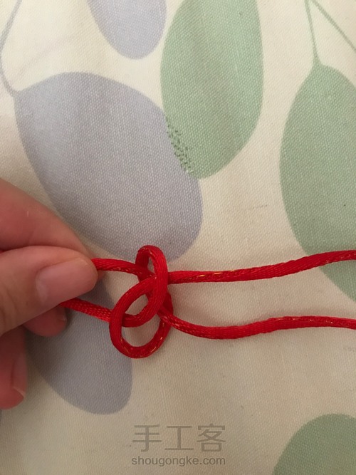 蛇结 第2步