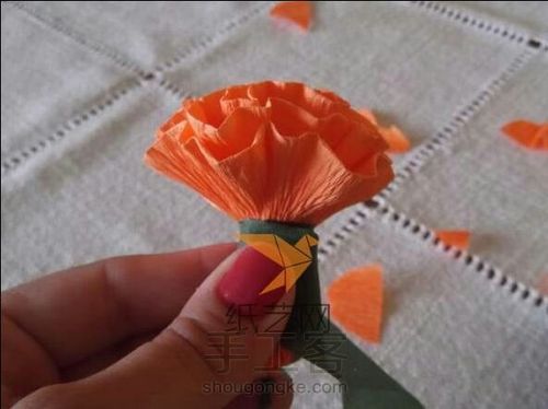 皱纹纸and母亲节😁😉😉(转载) 第13步