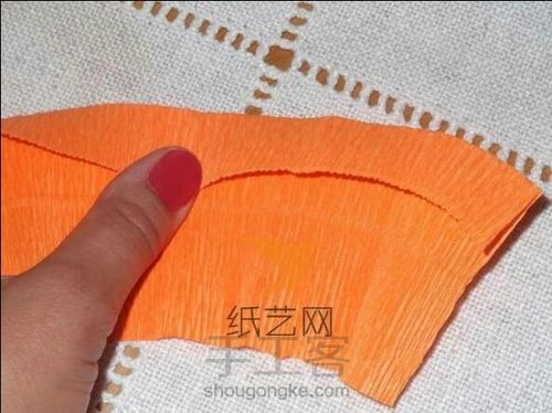 皱纹纸and母亲节😁😉😉(转载) 第2步