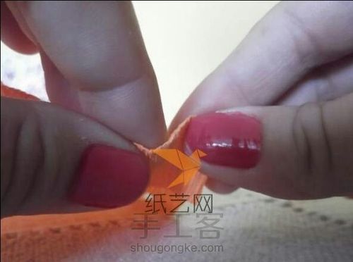 皱纹纸and母亲节😁😉😉(转载) 第4步