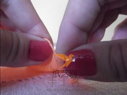 皱纹纸and母亲节😁😉😉(转载) 第5步