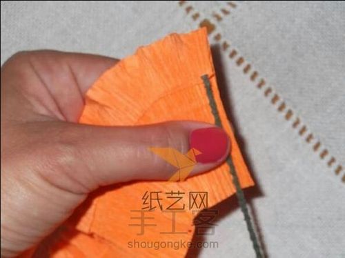 皱纹纸and母亲节😁😉😉(转载) 第7步