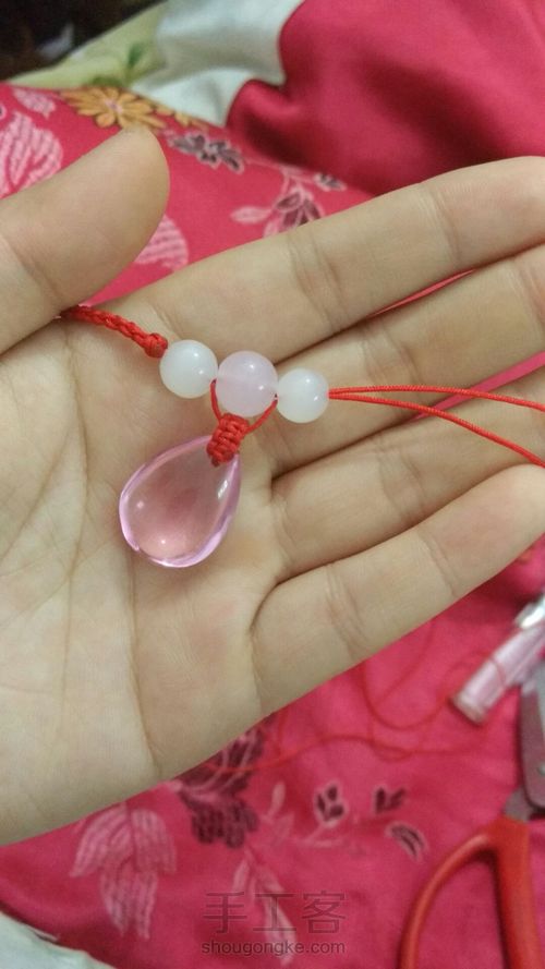 红绳项链制作 第9步