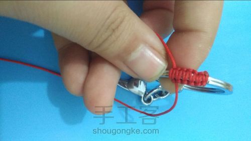 diy钥匙圈捕梦网1 第4步