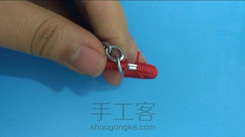 diy钥匙圈捕梦网1 第5步