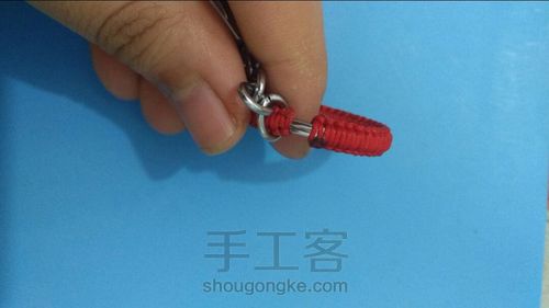diy钥匙圈捕梦网1 第6步