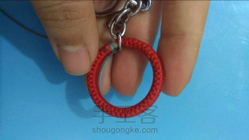 diy钥匙圈捕梦网1 第8步