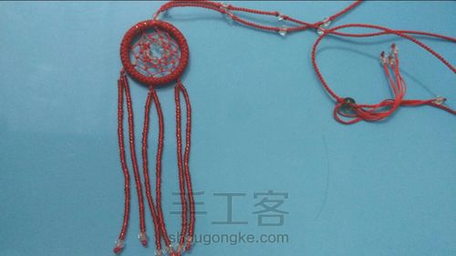 diy钥匙圈捕梦网2 第1步