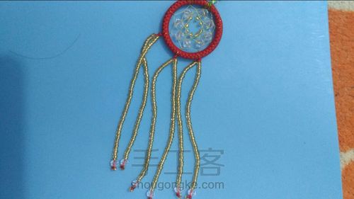 diy钥匙圈捕梦网2 第10步