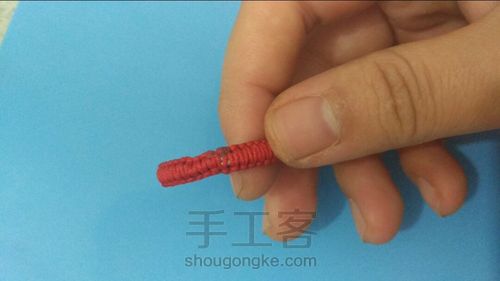 diy钥匙圈捕梦网2 第5步