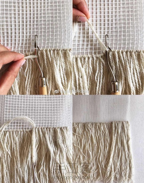 网格挂毯制作方法 第3步