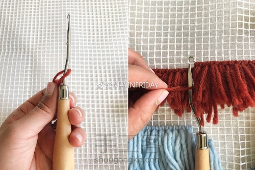 网格挂毯制作方法 第6步