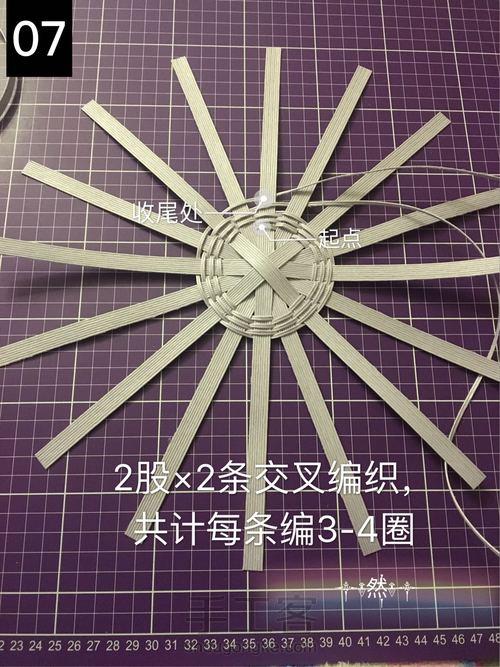 藤编花篮 第7步