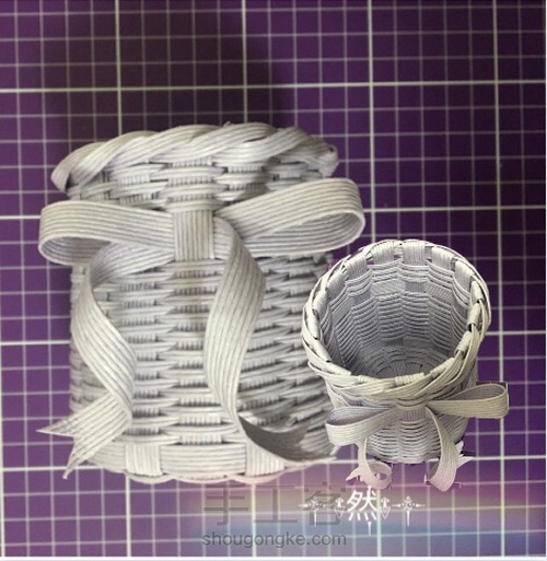 藤编花篮 第21步