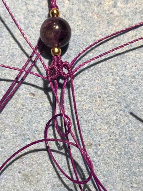 单珠耳环 第11步