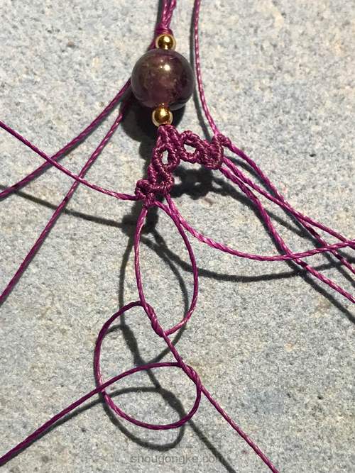 单珠耳环 第18步