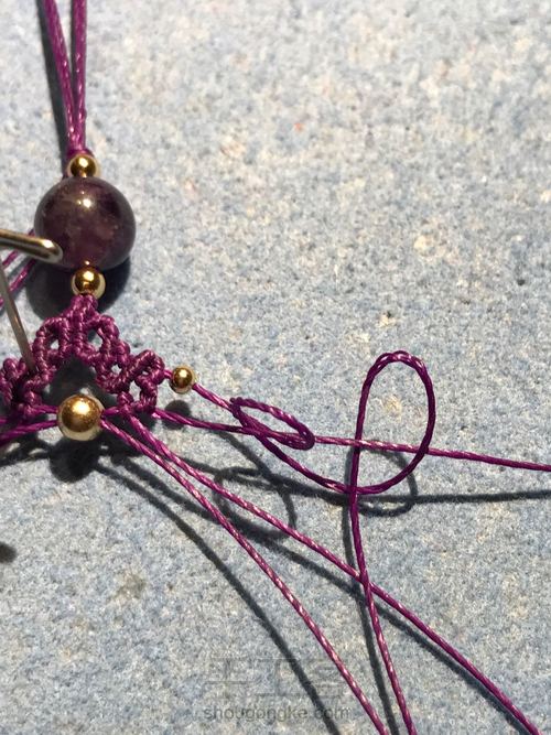 单珠耳环 第23步