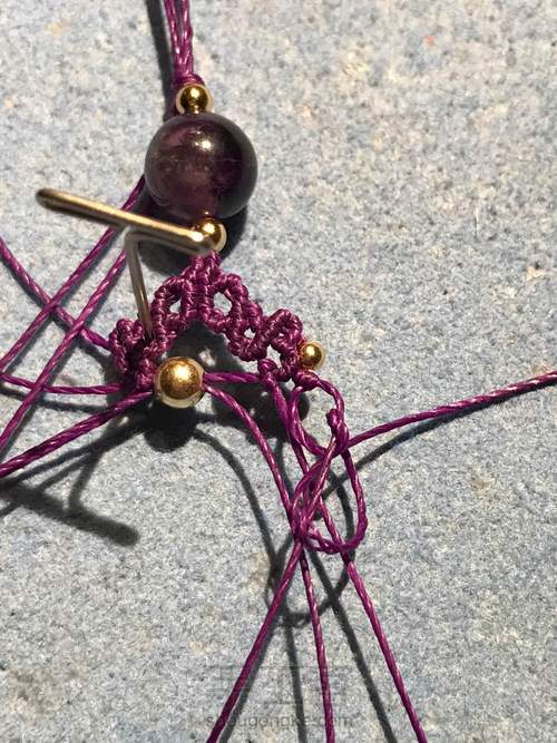 单珠耳环 第24步