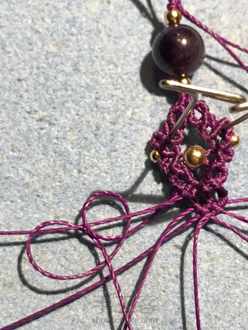 单珠耳环 第38步