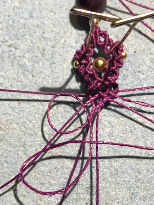 单珠耳环 第40步