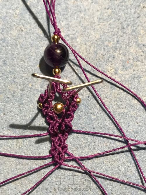 单珠耳环 第47步