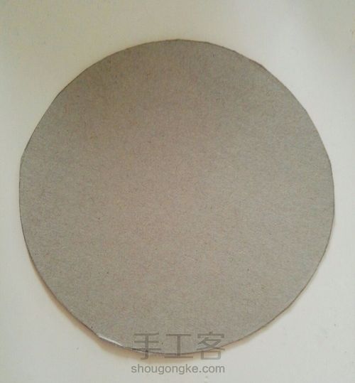 麻绳杯垫 第2步