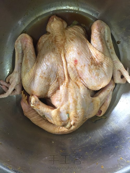 电饭煲鸡 第3步