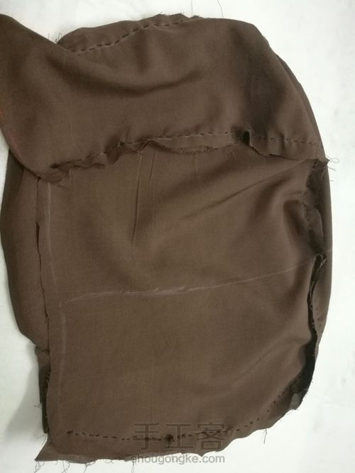 和风帆布三片式口金拎包 第4步