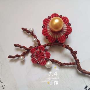 天乾——腊梅胸针