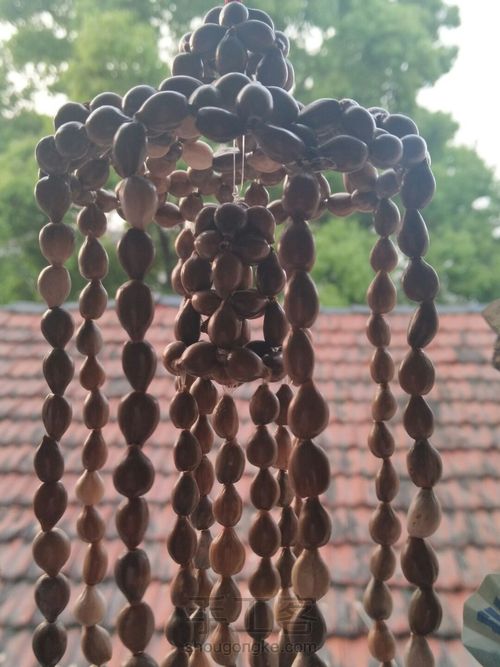 用草珠子串的风铃 第2步