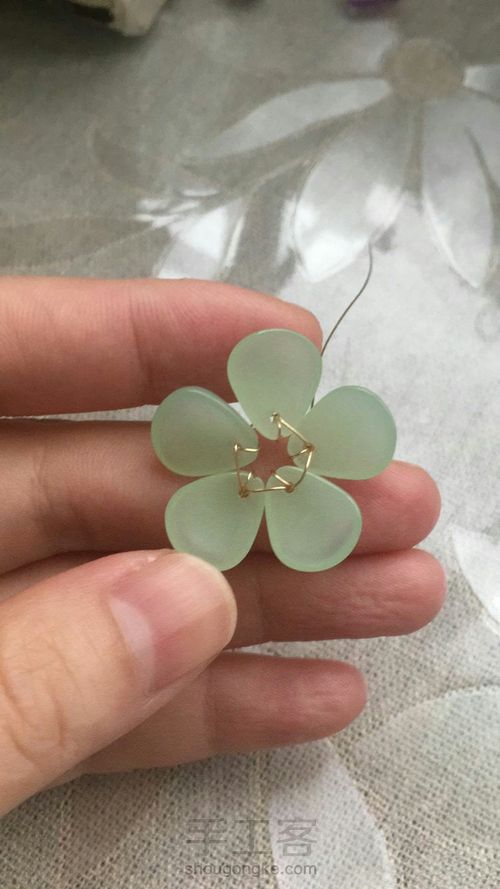 新手必备串捷克花瓣教程 第7步