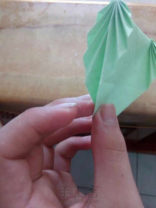 树叶书签 第6步