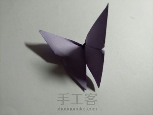 可爱小蝴蝶的折法 第10步