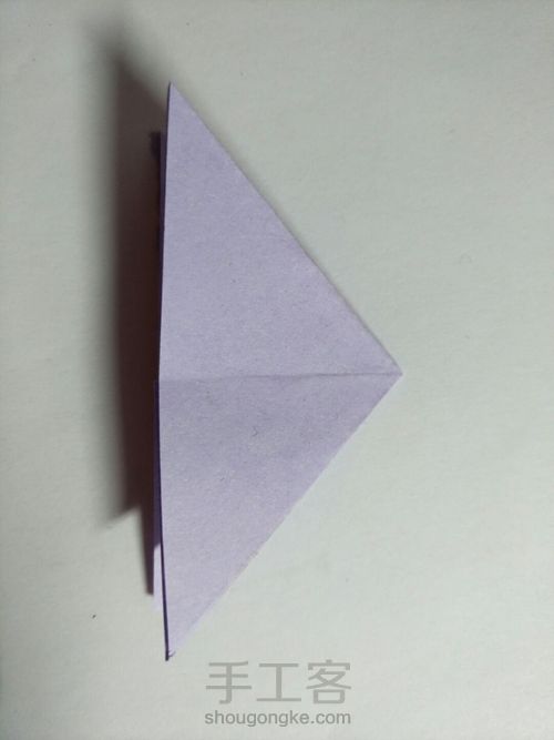 可爱小蝴蝶的折法 第4步