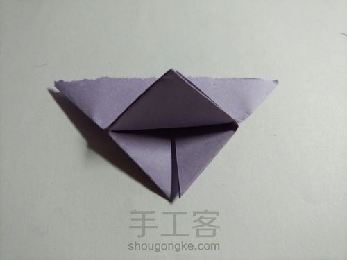 可爱小蝴蝶的折法 第7步
