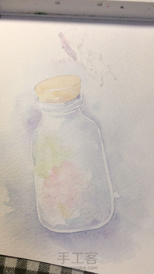 你们的小仙女飞来咯!不是乌鸦喝水的故事。哈哈哈 第3步