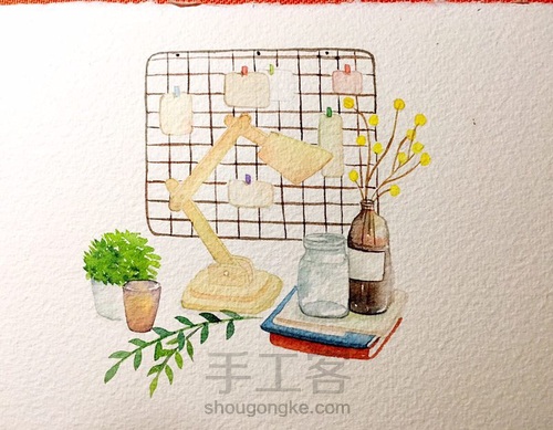 明晃晃的书桌  神清气爽 第4步