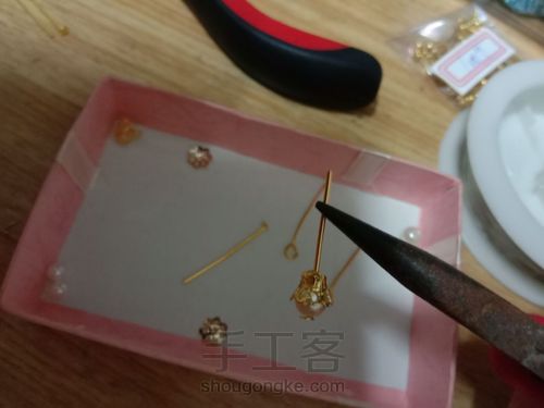 古风娃娃耳环 第2步