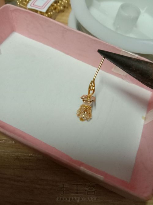 古风娃娃耳环 第5步