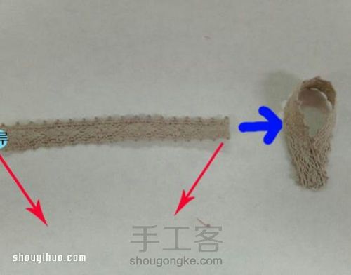 不织布手工制作漂亮婚礼签到笔的方法图解 第19步
