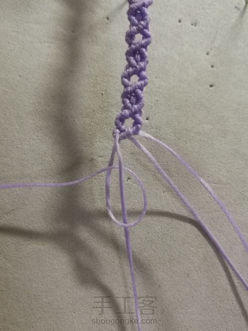 紫色手绳 第62步