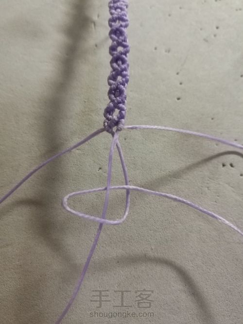 紫色手绳 第65步
