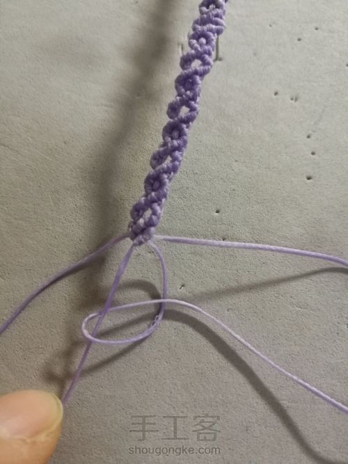 紫色手绳 第66步
