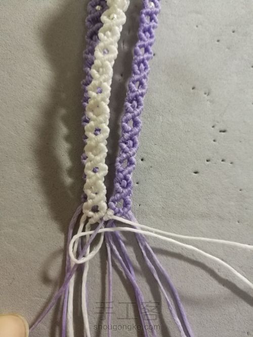 紫色手绳 第70步