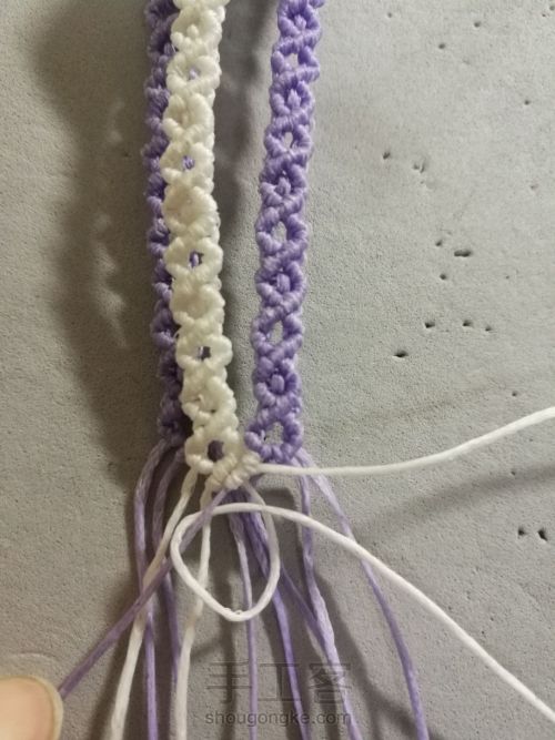 紫色手绳 第71步